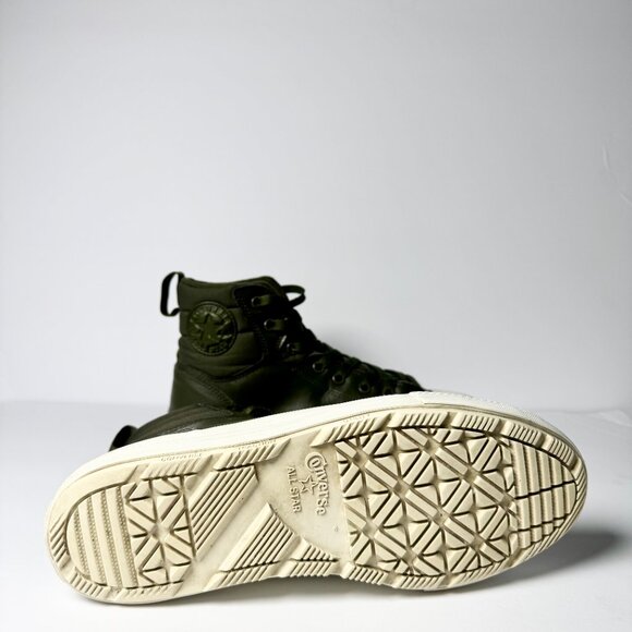 Converse All Star Berkshire Boots Cargo Khaki Egret US Sz Men's 8 / Women's 10 - Picture 13 of 14